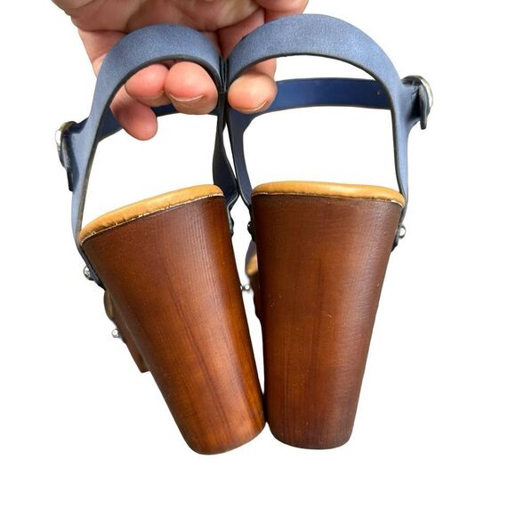MADDEN GIRL Blue Women's Liftt Heeled Sandals Size 6.5 - Picture 15 of 17